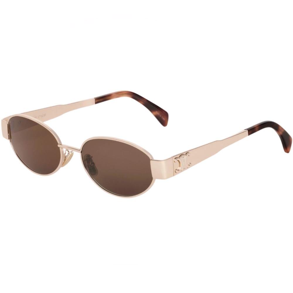 Celine Cream and Brown Sunglasses